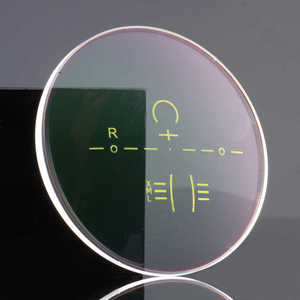 Lentilles optiques progressives 1.56 en résine transparente de fabrication chinoise, verres de prescription 1.56 anti-lumière bleue - Product Image 1