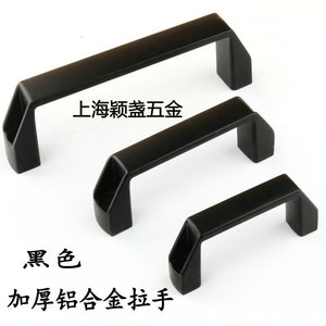 Furniture Handle Bar Nylon <b>Black</b> Cabinet Door Handle 90mm 120mm 180mm Hole Spacing Industrial Design - Product Image 3