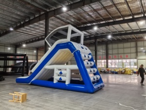 Scivolo acquatico gonfiabile <span class=keywords><strong>per</strong></span> parco divertimenti, parete da arrampicata/scivolo a torre, <span class=keywords><strong>per</strong></span> uso commerciale su yacht, in PVC, in vendita - Product Image 5