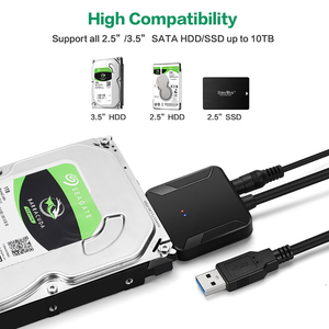 0.4M Usb 3.0 Sata Kabels Converter Man 2.5/3.5 Inch Hdd/Ss D Drive Draad Adapter bedrade Omzetten Kabels - Product Image 3