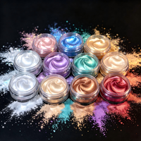 Poudre de pigment nacré effet mica et peinture métallique à changement de couleur, virale sur TikTok, idéale pour les modèles de voitures et les casques