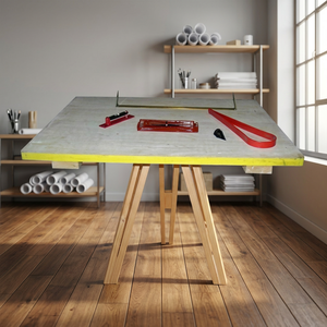 Ensemble complet de table à dessin pour la topographie, la cartographie sur le terrain et les travaux d'ingénierie civile, planche à dessin professionnelle avec trépied - Product Image 2