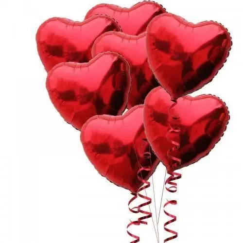 Aluminum Foil Balloon Decoration Heart for Wedding Party Hot Sale Red Color 18inch