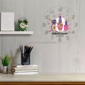 Orologio <span class=keywords><strong>da</strong></span> <span class=keywords><strong>Parete</strong></span> Rotondo in Acrilico Solido, Decorazione Nordica Moderna <span class=keywords><strong>da</strong></span> 12 Pollici, Arredo <span class=keywords><strong>per</strong></span> <span class=keywords><strong>Salone</strong></span> di Bellezza, Orologio <span class=keywords><strong>da</strong></span> <span class=keywords><strong>Parete</strong></span> Unico in Acrilico - Product Image 3