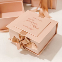 Scatole Regalo di Lusso Personalizzate di Alta Qualità per Matrimoni con Nastro
