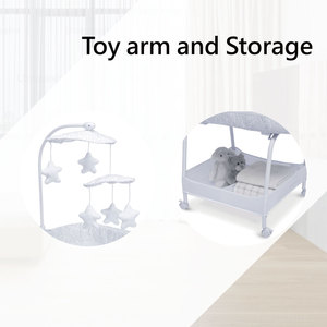 Venta Directa de Fábrica, Columpio para Bebé Transpirable con Deslizamiento Automático, Cuna Moderna Multifuncional con Deslizamiento Automático, Cuna Eléctrica - Product Image 5