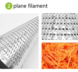 Sıcak satış sebze meyve gıda Mini çok rende dilimleme mutfak 3 taraf için koni şekli peynir rendeler - Product Image 6