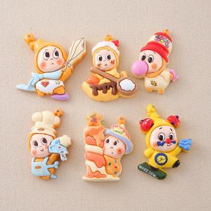 Breloques en résine C2 mignonnes de style dessin animé, aimants de réfrigérateur, accessoires de bricolage pour enfants, pour la décoration intérieure, coques de téléphone, pinces à cheveux, <span class=keywords><strong>Maki</strong></span> - Product Image 1