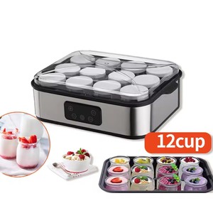 Máquina <span class=keywords><strong>para</strong></span> Hacer Yogur Eléctrica de 12 Tazas, Máquina Automática <span class=keywords><strong>para</strong></span> Hacer Yogur, Máquina Portátil <span class=keywords><strong>para</strong></span> Fermentar Yogur, Máquina <span class=keywords><strong>para</strong></span> Hacer Mermelada y Pudín Caseros - Product Image 4