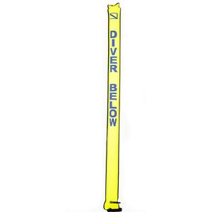 Bouée de marqueur de surface d'impression de LOGO OEM plongée sous-marine SMB avec connecteur <span class=keywords><strong>gonfleur</strong></span> oral en métal et valve de décharge - Product Image 5
