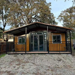 Casa Contenedor Expandible <span class=keywords><strong>de</strong></span> Lujo <span class=keywords><strong>de</strong></span> 20 pies/40 pies con Doble Ala, 2-3 Dormitorios, Sala <span class=keywords><strong>de</strong></span> Estar, Fácil Montaje, Villa Prefabricada, Hotel - Product Image 2