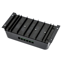 Contrôleur de charge solaire PowMr PWM 30A 12V/24V/36V/48V avec écran LCD et port USB pour batteries LiFePO4, Gel, Plomb-Acide – Régulateur solaire hors réseau