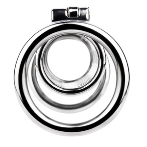 Dispositivo de Castidad Masculina, Jaula de Acero Inoxidable, Juguete Sexual, Jaula Ajustable para Pene con Candado y Llave, Restricción y Bondage - Product Image 6