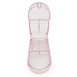 Portable Medicine Divider 2 in 1 <b>Tablet</b> Splitter Storage Box Food Grade Pill Cutter <b>Container</b> Travel Pocket Pill Slicer - Product Image 2