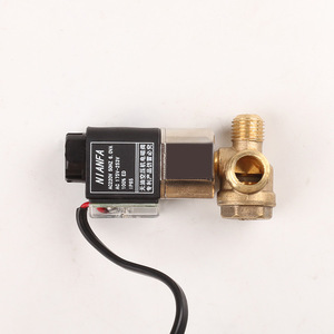 Plowing Solenoid Valve 1/4 Inch Electric Alloy Steel For Air Compressor Accessories - Product Image 2