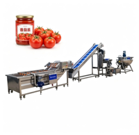 Automatische fruitbereidingslijn voor jamproductie, kook-, meng- en vulmachine voor zuivelbedrijven, roestvrij staal