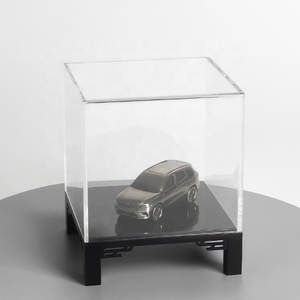New design custom logo printed acrylic display box stand acrylic storage box for toy ,basket,shoes