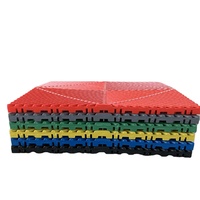 Dalles de sol modulaires en PP pour garage, tapis de drainage emboîtables pour lave-auto et parking