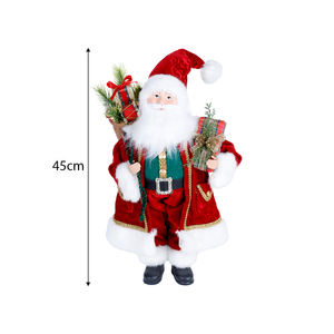 शुआंगयुआन का नया आगमन 18 इंच/45 सेमी स्टैंडिंग क्रिसमस सेंटा क्टस डोल क्रिसमस सजावट सेंसेंटा क्लामस डे पापा नोएल - Product Image 6
