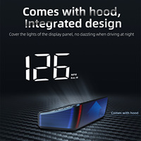 Compteur de vitesse GPS intelligent portable Weiying pour voiture avec affichage couleur HD embarqué