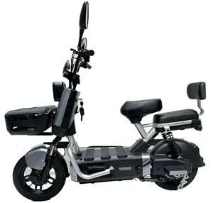 Маленький новый электрический велосипед двухколесный мужской и женский Стальной литиевый аккумулятор задний колесный двигатель электрический велосипед