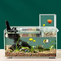 Petite caractéristique marine légère de soulagement de pression d'eau d'aquarium de place de réservoir d'ascenseur de poissons en plastique qui respecte l'environnement