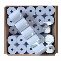 Étiquettes autocollantes durables et imperméables imprimées sur mesure en usine, rouleaux de papier thermique à code-barres 80x80mm pour le suivi des expéditions