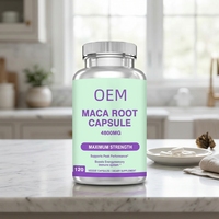 Maca en Gélules Végétales OEM 4800 mg Force Maximale 120 Capsules pour la Performance Physique, l'Énergie et le Soutien Immunitaire – Complément Alimentaire