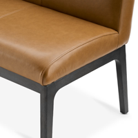 Chaise en bois de haute qualité avec dossier croisé, chaise en cuir pour mariage, chaise de maquillage, tabouret pour salon, canapé