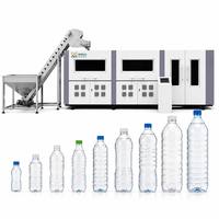 Máquina automática de soplado de botellas PET de 8 cavidades, 14000 BPH, 2L, fabricante de moldeo por estirado-soplado para botellas de agua.