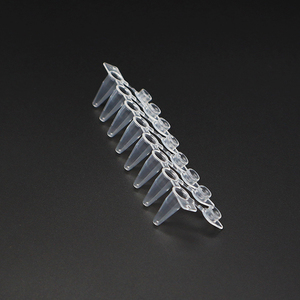 Laboratuvar kullanımı PP işlenmemiş gereç 8 şerit <span class=keywords><strong>Pcr</strong></span> tüpleri ekli düz üst ile 0.1ml - Product Image 6