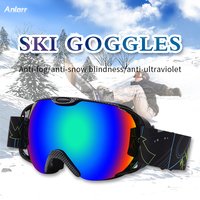 Masques de snowboard colorés personnalisés, lunettes de ski tendance en gros, OEM