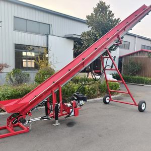 Transportador de Leñ<span class=keywords><strong>a</strong></span> de 5 Metros con Motor de Gasolina, Transportador de Leñ<span class=keywords><strong>a</strong></span> para ATV, Elevador de Cinta de Goma - Product Image 1