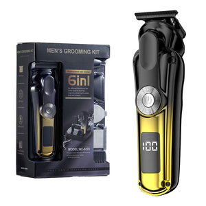 Tondeuse à Cheveux Professionnelle et Kit de Toilettage – Rasoir Électrique T-Blade pour Barbier avec Batterie USB 1400mAh et Écran LED – Pour Moustache et Corps - Product Image 1