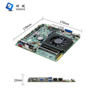 Placa Base Industrial Yanyu Mini ITX 170x170mm Intel I5 I7 Doble Canal DDR4 6 Puertos Seriales con HDMI/VGA/LVD - Product Image 1