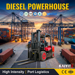Chariot élévateur diesel à moteur IC, capacité 2,5 tonnes, 4 tonnes, 6 tonnes, avec déplaceur latéral pour terminal en acier - Product Image 1