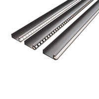 Profilé en aluminium de haute qualité pour bande LED, canal de surface pour éclairage LED de cuisine