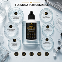 Adhésif pour perruques en dentelle à base d'eau, formule personnalisée, avec protecteur de cuir chevelu et service d'étiquetage privé pour les entreprises internationales de perruques