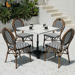 <span class=keywords><strong>Table</strong></span> de <span class=keywords><strong>bistrot</strong></span> français en métal pour extérieur, vente en gros d'usine, <span class=keywords><strong>table</strong></span> de café de restaurant pour terrasse et jardin - Product Image 5