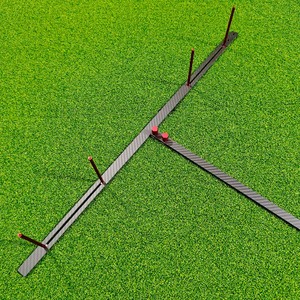 SwingPerfect Golf Putting Chipping Carbon Fiber T Shape Stand Training Aid Stance Amplitude Practice Tool Swing Triangle Trainer - Product Image 5
