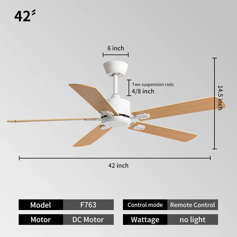 White + natural wood-42INCH