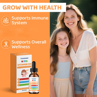 Gouttes de vitamine D3 liquides pour enfants SPL, compléments alimentaires pour soutenir l'immunité, vente en gros, halal, oméga 3 pur, gouttes de vitamine D3 pour enfants