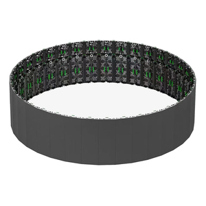 Pantalla LED Curva para Exteriores Kinglight P3.91, Resistente al Agua IP65, Ligera y Flexible, Pantalla LED de 3.91 mm para Video, Tiendas Minoristas y Animación - Product Image 4