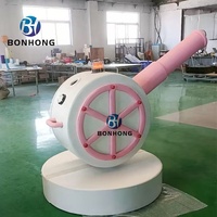 Bonhong Machine de jeu de piscine à balles de haute qualité Canon Ball Air Blaster Intérieur Soft Air Ball Gun Game For Kids Playground