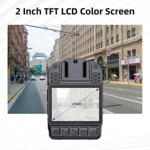 Mới nhất xách tay 4K 2 inch hiển thị cơ thể mòn máy ảnh cho an ninh Wearable Video Recorder IR tầm nhìn ban đêm - Product Image 3