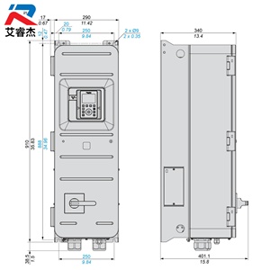 อินเวอร์เตอร์ ATV650D45N4E ของแท้ใหม่  3 เฟส VFD 380-480V 45kW Altivar ATV600 ไดรฟ์ปรับความถี่ ATV650D45N4E - Product Image 2