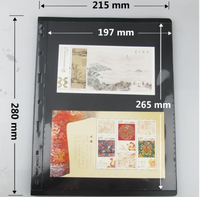 Pages de billets de banque noires PCCB Feuilles de timbres professionnels