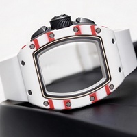 7201 Automatikuhr mit Flyback-Funktion, Skelett-Chronographen-Zifferblatt, lässiges, sportliches Racing-Design, Herrenuhr für den Alltag, Gangreserveanzeige