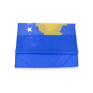 Bandera de <span class=keywords><strong>Kosovo</strong></span> TOTEMFLAG al por mayor, 100% poliéster, ecológica, estilo volador, 3x5 pies, impresa en stock, para uso promocional - Product Image 5