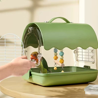 Nouvelle Cage à Oiseaux Murale en Métal Fer Solide Joysing, Respirante, Portable et Transparente